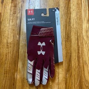 Under Armour football gloves